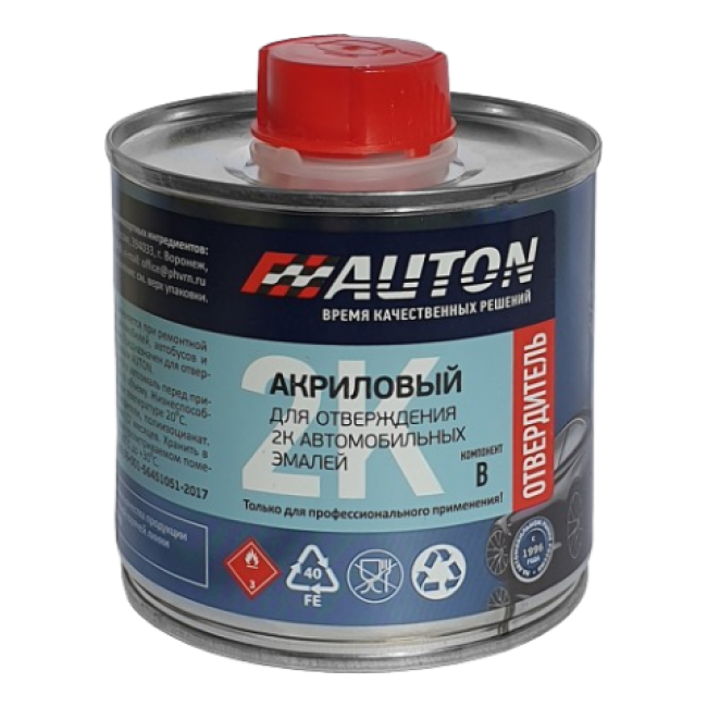 Авто эмаль 2K акрил авто эмаль AUTON, 601 қара ATN-P07377-085 – Челябіде сатып алу | Auton | carpaint.kz