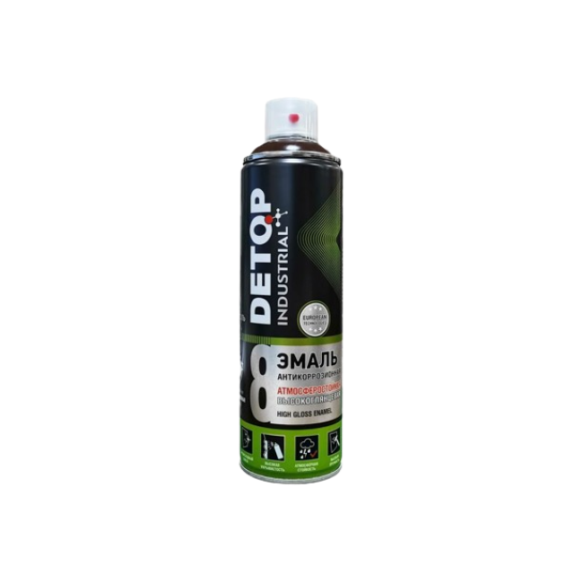 RAL 8017 DETOP № 8 - Ауа-райына төзімді жылтыр эмаль - Шоколадты қоңыр - Аэрозоль DTI-A07770 – Челябіде сатып алу | Detop | carpaint.kz
