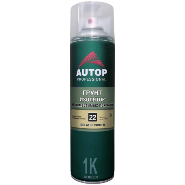 AUTOP No 22 - үйлесімсіз жабындарға арналған праймер-оқшаулағыш - Құм - аэрозоль, 650 мл АТР-А07825 – Челябіде сатып алу | Autop | carpaint.kz