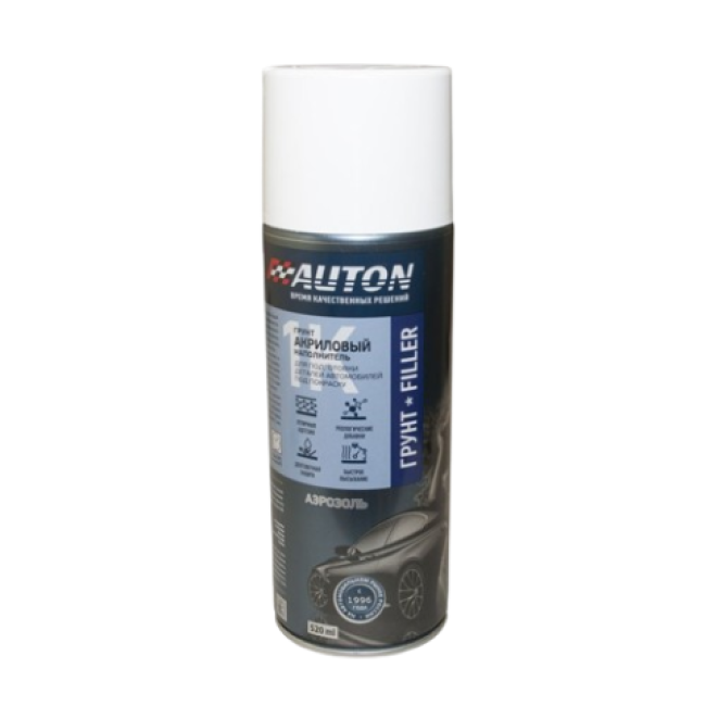 Auton 丙烯酸填充底漆（填料），AUTON，白色，气雾剂 520 毫升 ATN-A07367 图片 – 车里雅宾斯克 | carpaint.kz
