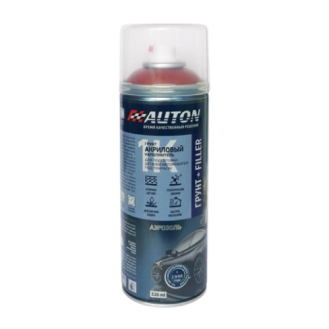 Auton 丙烯酸填充底漆 (Filler)，AUTON，红棕色，气雾剂 520 毫升 ATN-A07366 图片 – 车里雅宾斯克 | carpaint.kz