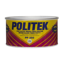 POLITEK 聚酯油灰，含玻璃纤维微玻璃纤维 2700 克。