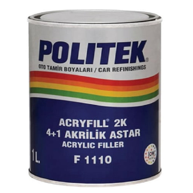 Politek Politek 丙烯酸底漆 2K 4+1 套 0.75l.+0.25l 2k41 图片 – 车里雅宾斯克 | carpaint.kz