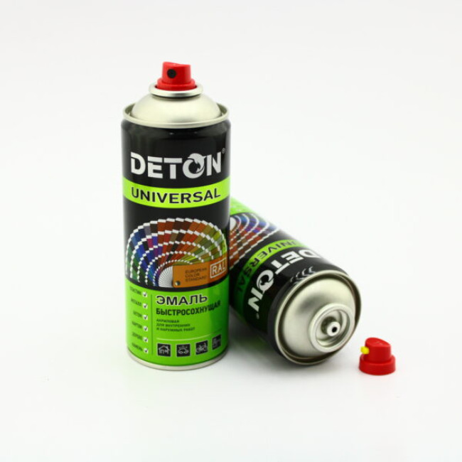 U7024 Аэрозоль бояуы «Deton Universal» RAL 7024 түсті Графит сұр, жылтыр, акрил 520  – Челябіде сатып алу | Deton Universal | carpaint.kz