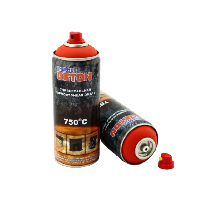 Deton DETON THERMO - 耐热瓷釉 - 红色 - 气雾剂，520 毫升 DTN-A70788 图片 – 车里雅宾斯克 | carpaint.kz