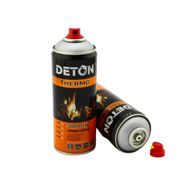Deton DETON THERMO - 耐热瓷釉 - 银色 - 气雾剂，520 毫升 DTN-A70667 图片 – 车里雅宾斯克 | carpaint.kz