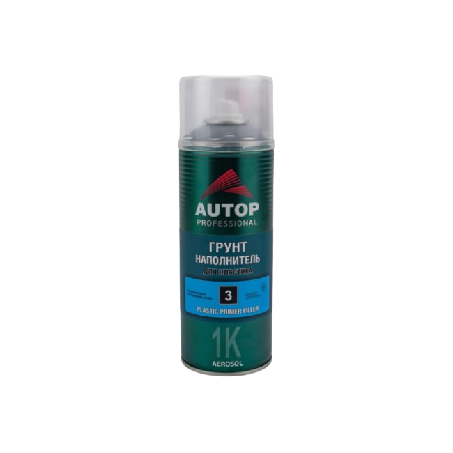 Autop AUTOP No. 3 - 塑料底漆填充剂 - 灰色 - 气雾剂，520 毫升 ATP-A07582 图片 – 车里雅宾斯克 | carpaint.kz