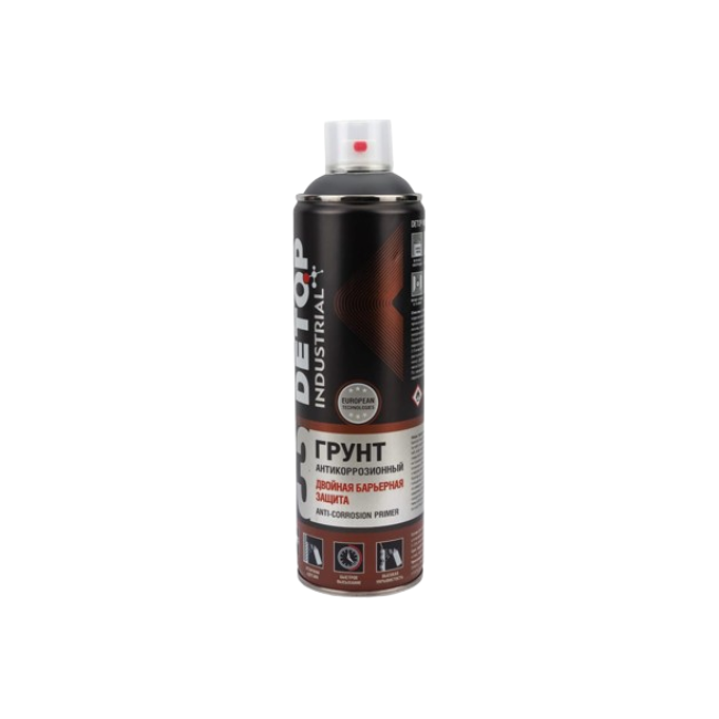 Detop RAL-7024 DETOP №3 - Primer double barrier protection - Graphite gray - Aerosol DTI-A07739 – buy in Chelyabinsk | carpaint.kz